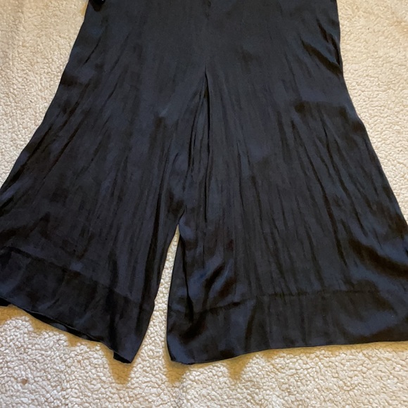 BCBG MacAzria Ellah wide leg black jumpsuit Medium - Picture 4 of 10
